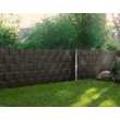 Kép 4/9 - Kerítésszalag (19 x 255 cm) - szőtt rattan mintás - Fekete