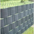 Kép 8/9 - Kerítésszalag (19 x 255 cm) - szőtt rattan mintás - Fekete