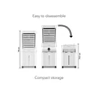 Kép 7/7 -  TROTEC PAE 61 Aircooler, léghűtő, légnedvesítő