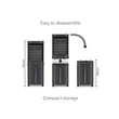 Kép 3/8 -  TROTEC PAE 80 Aircooler, léghűtő, légnedvesítő