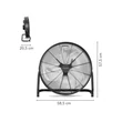 Kép 2/9 -  TROTEC TVM 20 D Ventilátor (50cm, max légszállítás 6560m3/óra)
