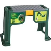 GARDEN SIT - Átfordítható kerti szék pvc párnával és tároló rekesszel - 56x38x28 cm, zöld